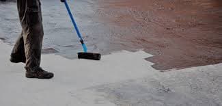 Bề mặt sân thượng sau khi thi công sơn epoxy chống thấm bóng đẹp và liền mạch.