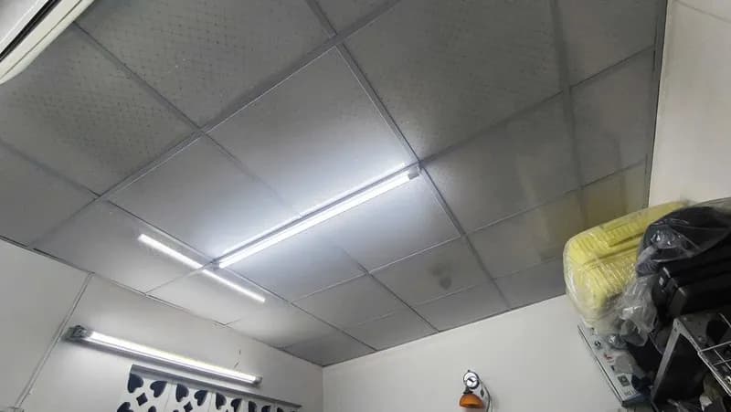 Sửa gác cũ, lắp la phông, đèn huỳnh quang