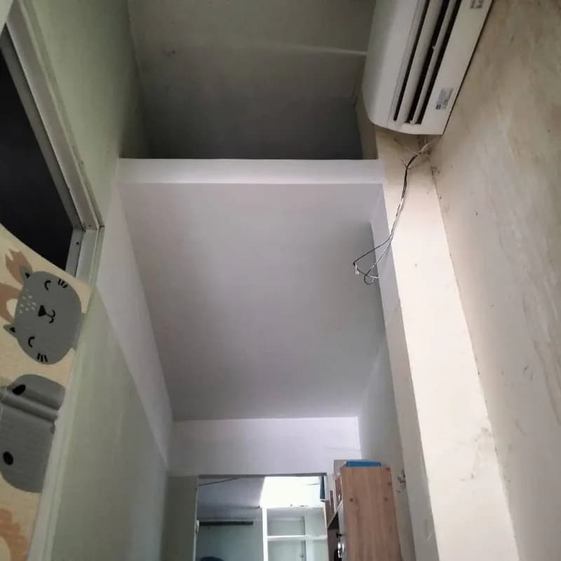 Gác xép khung sắt + sàn cemboard hoàn thiện