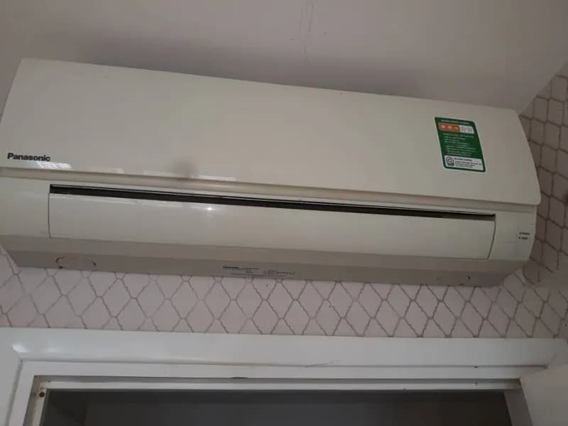 Trước sửa máy lạnh treo tường Panasonic tại Quận 7 — thợ Vũ Đăng