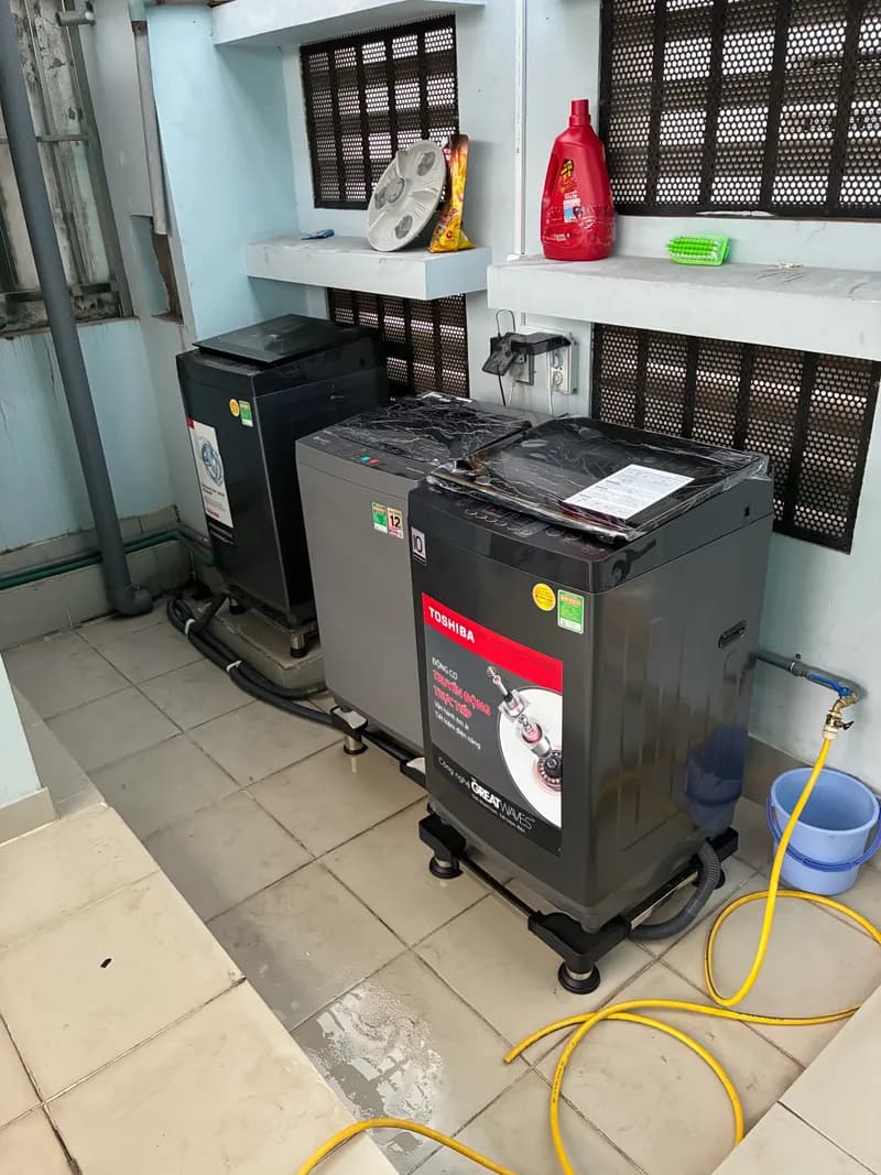 Thi công lắp đặt đường điện nước máy giặt trọn gói tại TPHCM tại TPHCM