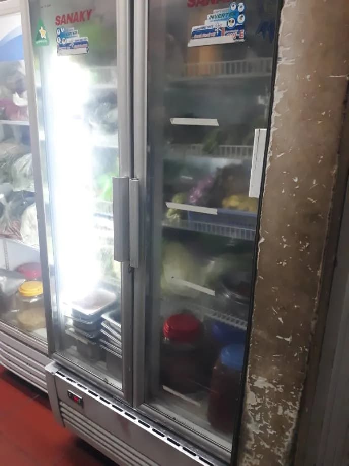 Trước sửa tủ mát Sanaky tại Phường Diên Hồng, Quận 10 — thợ Đặng Anh Huy