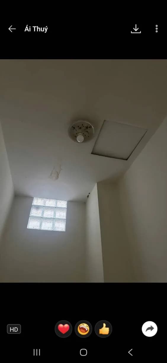 Trước sửa đèn LED âm trần tại Phường 25, Bình Thạnh — thợ Lê Đăng Tuấn