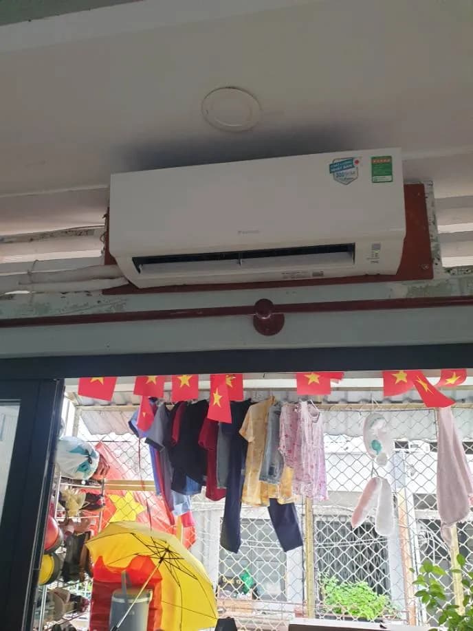 Sau khi hoàn thành sửa máy lạnh treo tường Daikin tại Quận 10 — thợ Phan Chí Tâm
