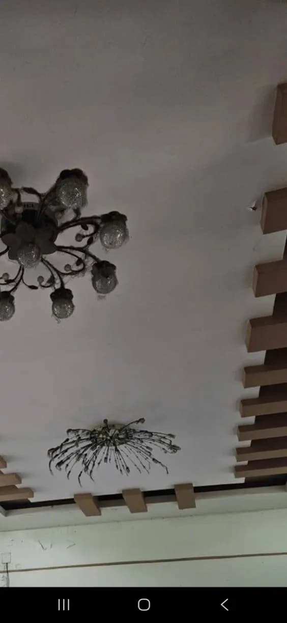 Trước sửa đèn LED âm trần tại Gò Vấp — thợ Lê Đăng Tuấn