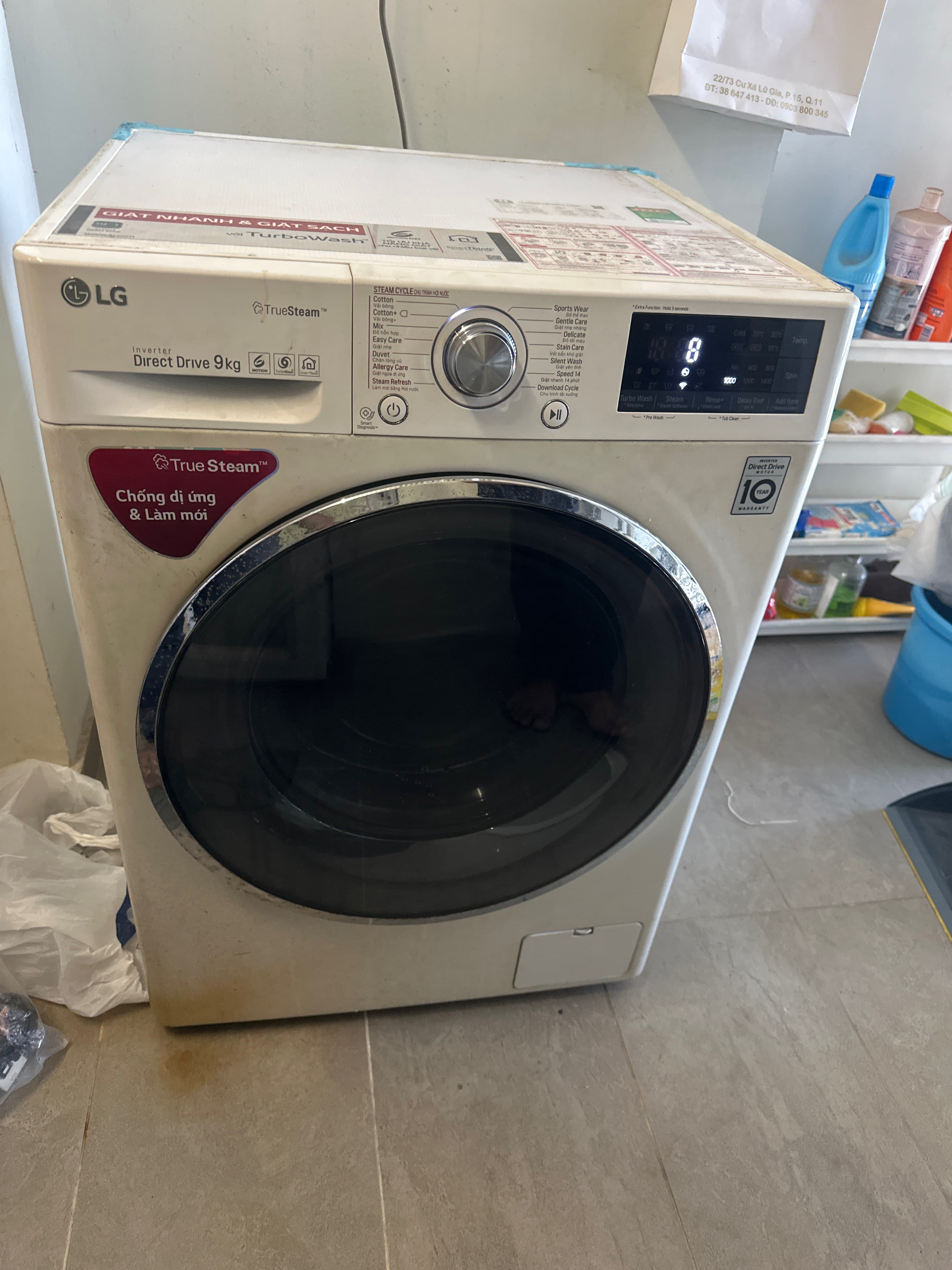 Vệ sinh máy giặt LG lồng ngang chuyên sâu tại TPHCM tại TPHCM