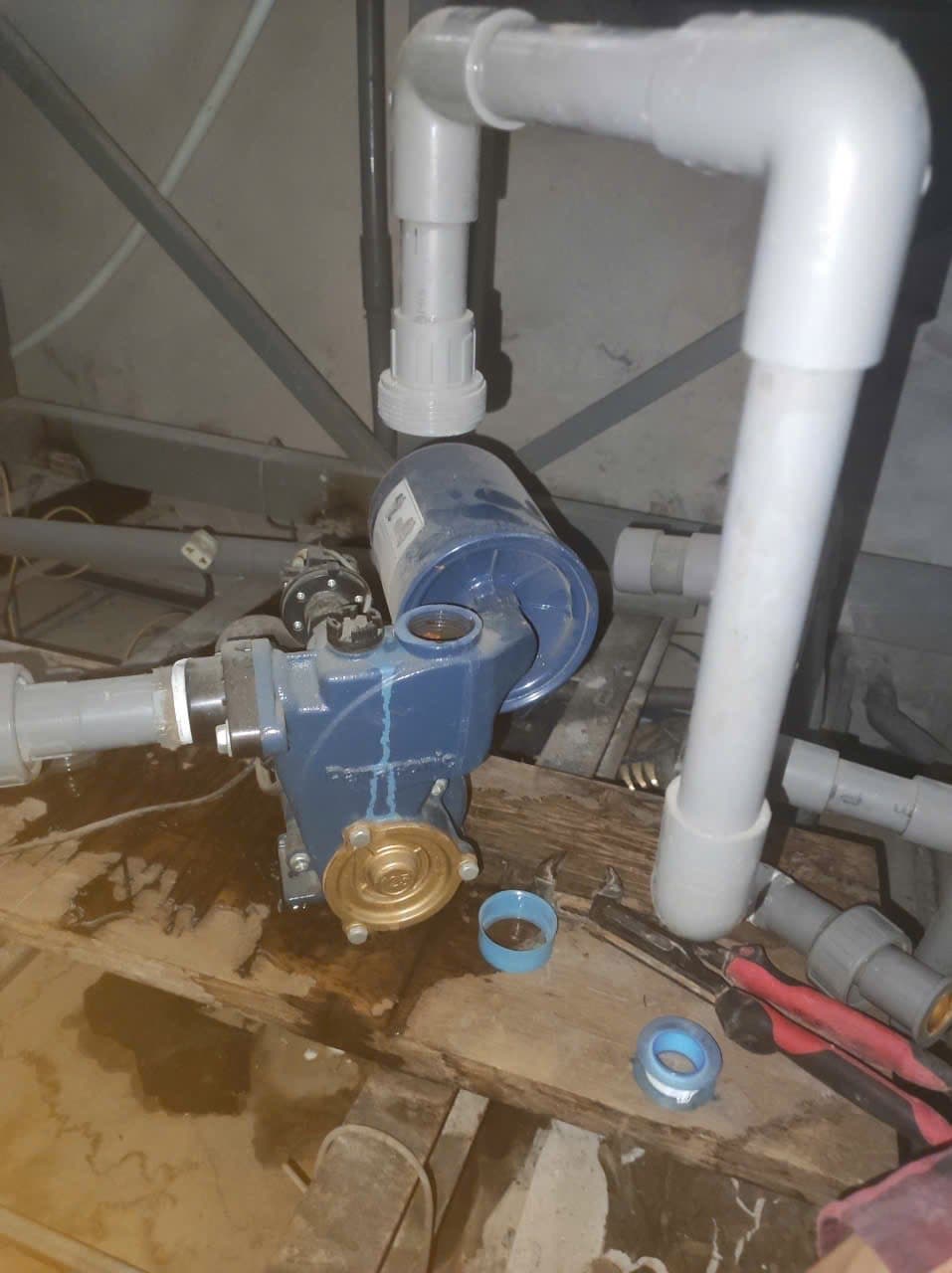 Sau khi hoàn thành sửa: Thay ống nước rò rỉ trần nhà vệ sinh tại TPHCM tại TPHCM — thợ Bùi Văn An (5 sao)