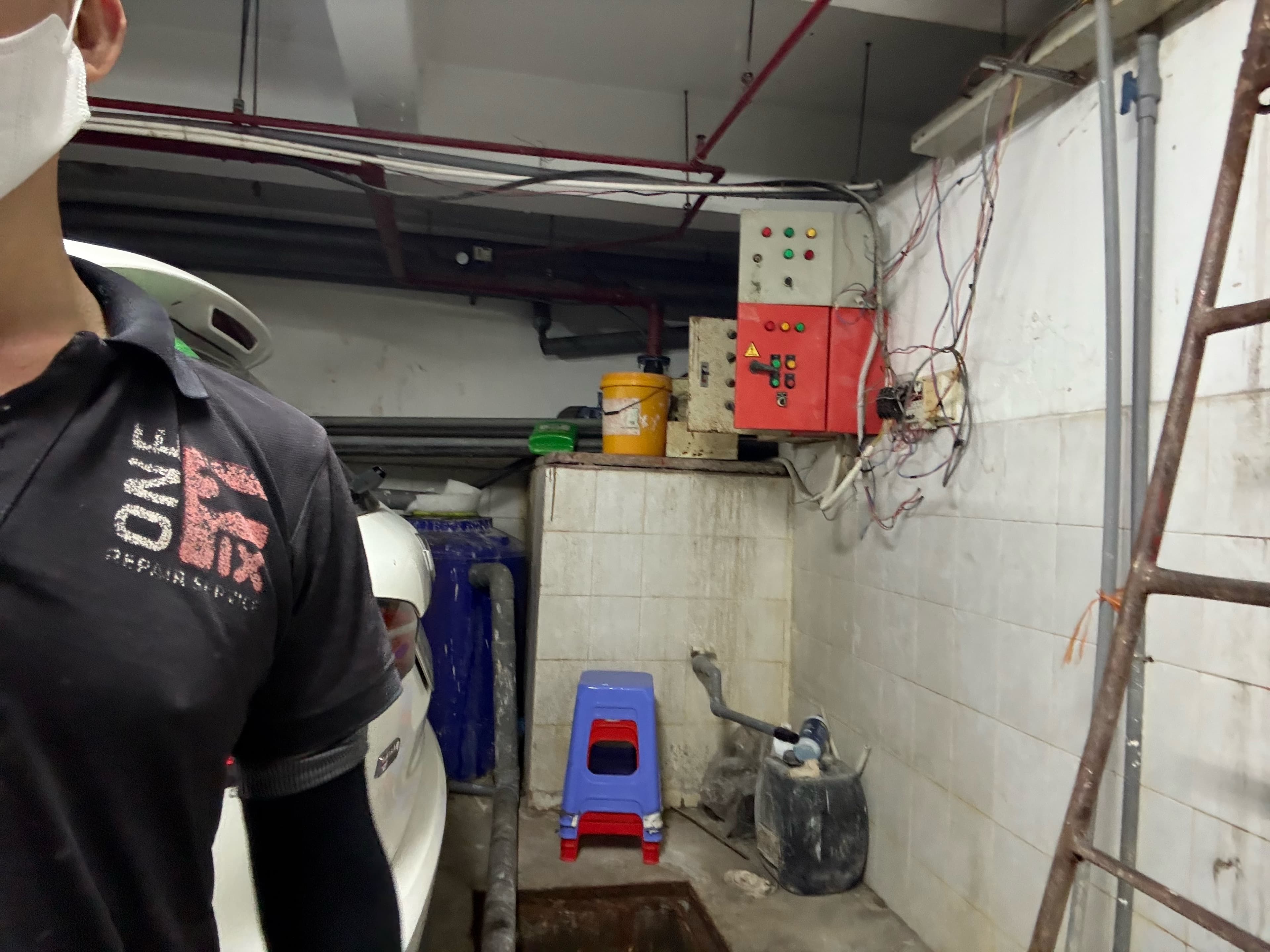 Trước sửa tủ điện máy bơm nước tại phường 10 quận 6, Quận 6 — thợ Hồ Như Vũ