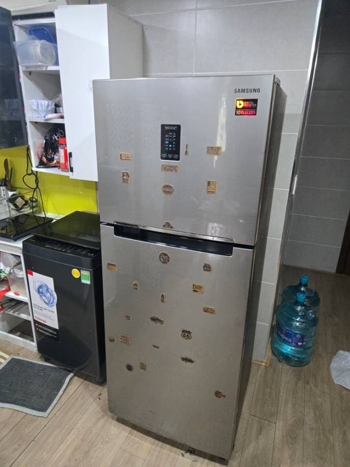 Sau khi hoàn thành sửa tủ lạnh Samsung tại Phường An Khánh, Quận 2 — thợ Lê Hữu Lộc