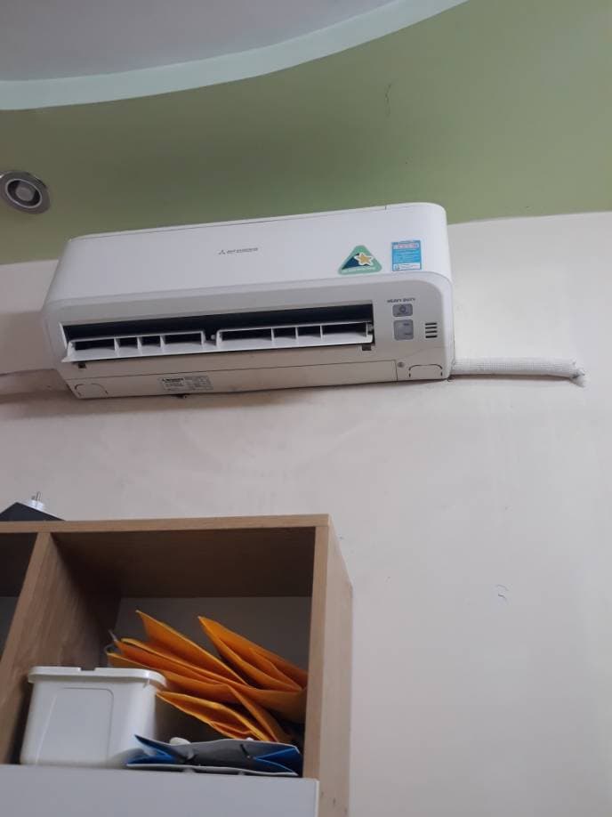 Sau khi hoàn thành sửa máy lạnh treo tường Mitsubishi tại TPHCM — thợ Đặng Anh Huy