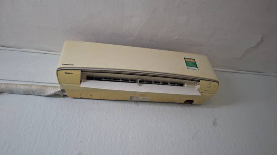 Sau khi hoàn thành sửa máy lạnh treo tường Panasonic tại TPHCM — thợ TIẾN NGUYỄN