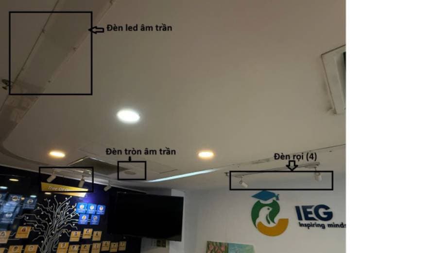 Trước sửa: Lắp đặt hệ thống đèn rọi LED chiếu sáng logo văn phòng TPHCM tại TPHCM — thợ Trần Quốc Đông
