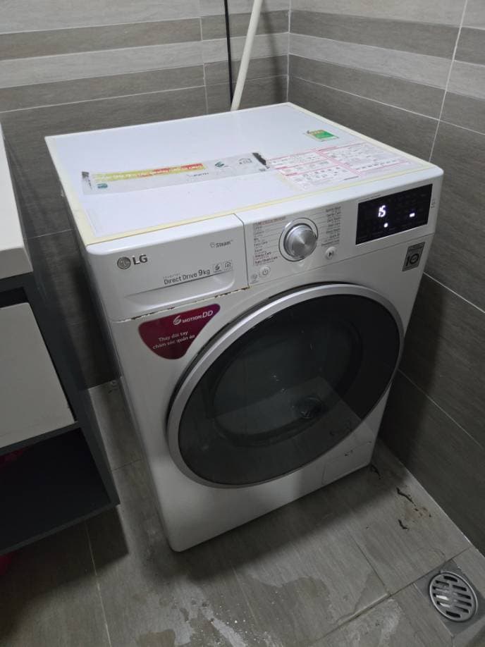 Sau khi hoàn thành sửa: Sửa máy giặt tại TPHCM — thợ Lê Hữu Lộc