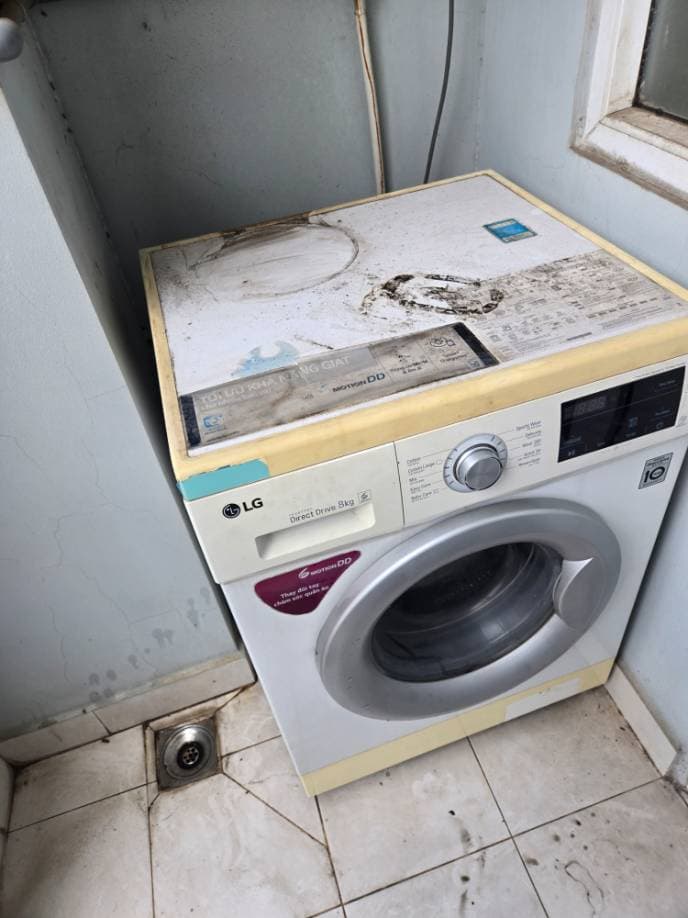 Sau khi hoàn thành sửa: Sửa máy giặt tại TPHCM — thợ Lê Hữu Lộc