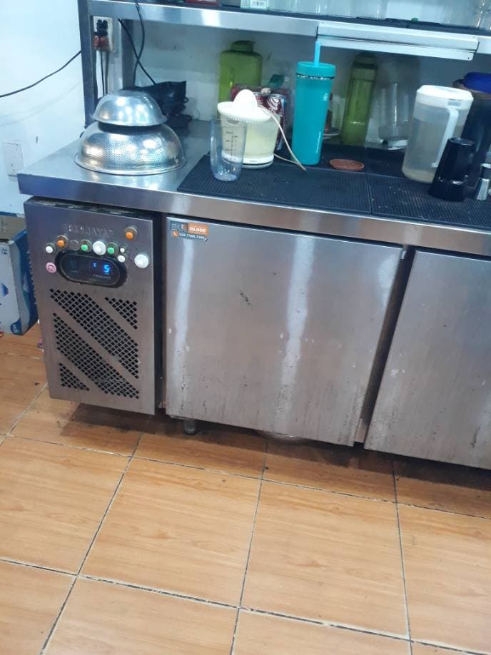 Sau khi hoàn thành sửa tủ đông Berjaya tại TPHCM — thợ Đặng Anh Huy