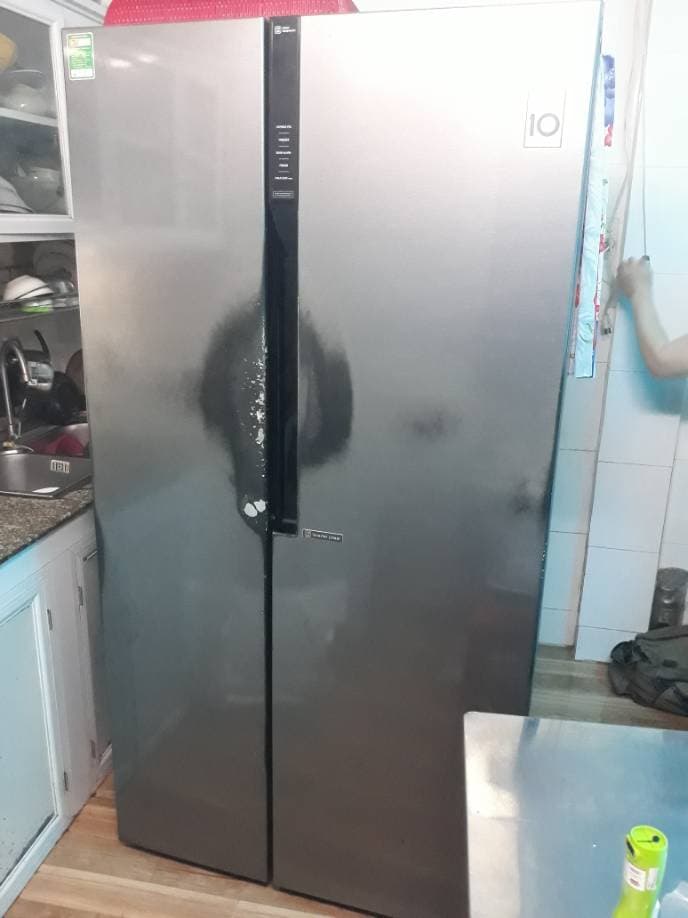 Trước sửa tủ lạnh side-by-side LG tại TPHCM — thợ Đặng Anh Huy