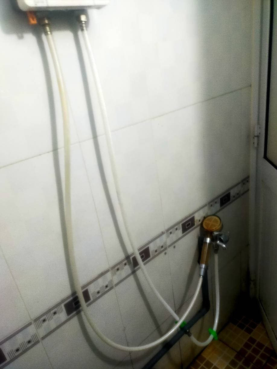 Kết quả Thay dây sen inox 304 máy nước nóng tại Gò Vấp tại Gò Vấp — thợ Trần Lào