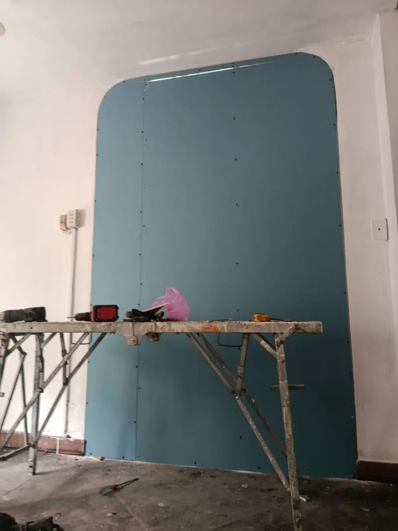 Vách thạch cao Gyproc chống ẩm khung Vĩnh Tường hoàn thiện tại Phú Nhuận