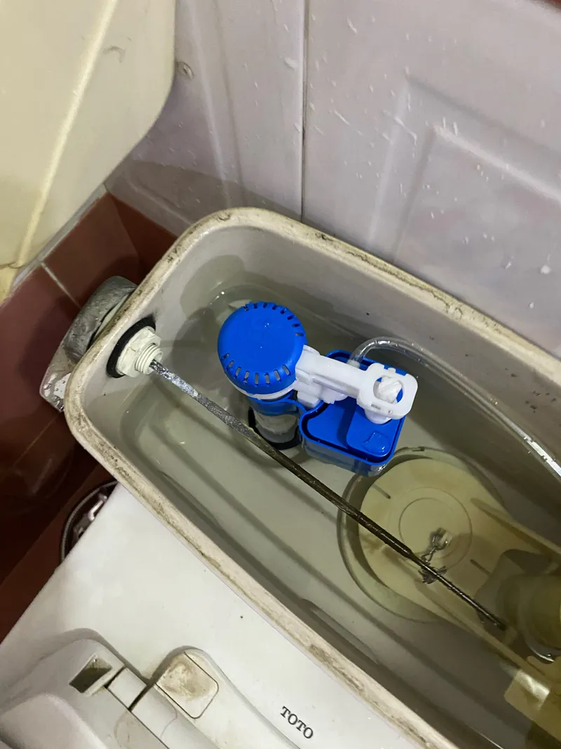 Sau khi thay vòi nước bồn cầu xong tại Quận 1