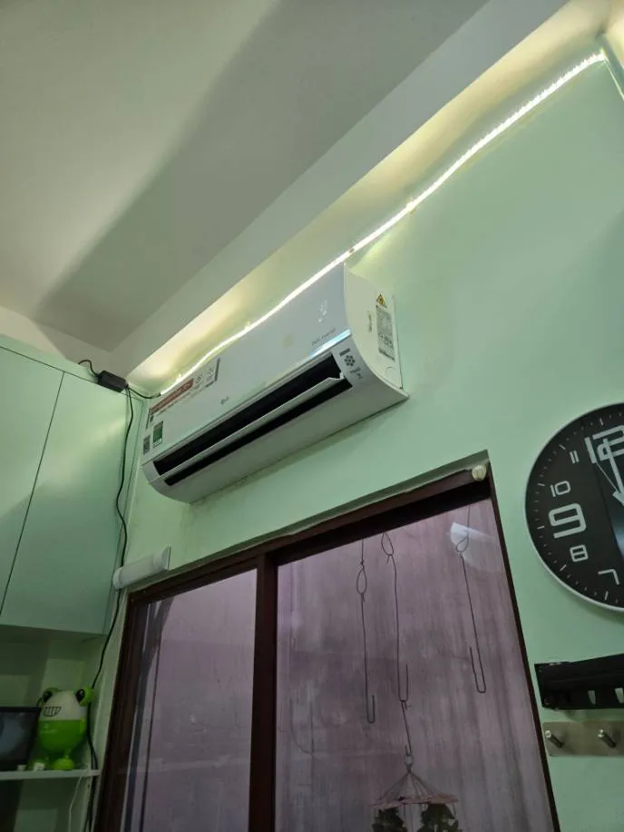 Máy lạnh sạch sẽ sau khi vệ sinh xong tại Tân Phú