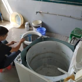 Vệ sinh máy giặt lồng đứng tại Quận Tân Bình 5
