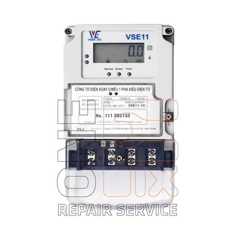 Đồng hồ đo công suất tiêu thụ điện hiển thị 6 thông số A, V, W, KW, Hz, Cos  φ - TKTECH Co., LTD
