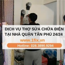 thợ sửa điện tại nhà quận tân phú