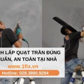 cách lắp quạt trần