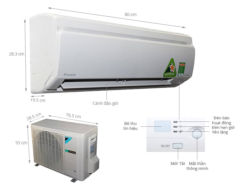 Hướng dẫn sử dụng điều hòa Daikin và vệ sinh máy lạnh Daikin