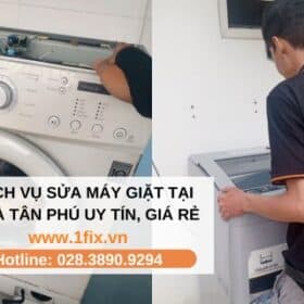 sửa máy giặt tại nhà tân phú