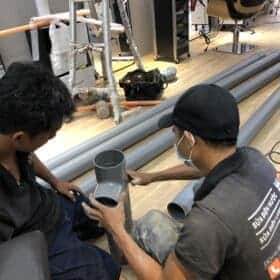 Cach noi ong pvc voi hdpe Cach noi ong hdpe voi ong pvc 3