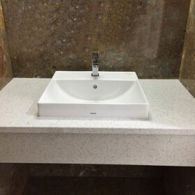 dịch vụ lắp đặt lavabo trên bàn đá