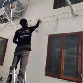 lắp cục nóng điều hòa