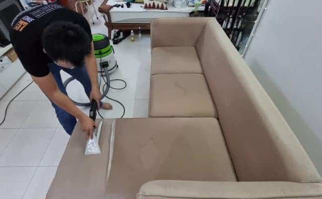 dịch vụ vệ sinh ghế sofa vải