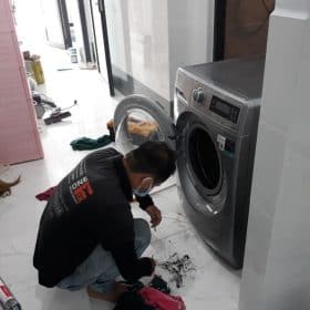 Cach sua may giat Toshiba khong vat duoc tai nha