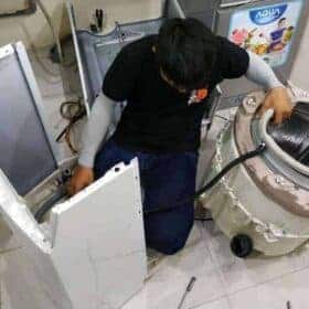Máy giặt Electrolux không chạy do máy không cân bằng