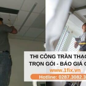 thi công trần thạch cao