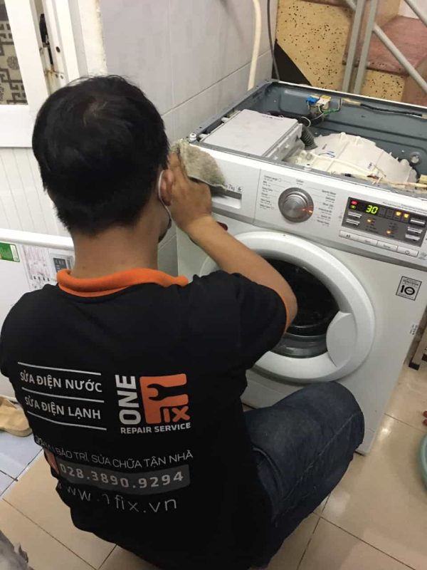 Máy giặt LG bị rung lắc mạnh khi vắt
