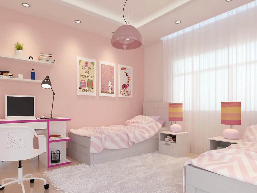 pink bedroom 07 decox design