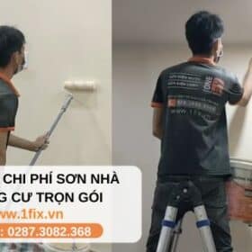 chi phi son nha chung cu