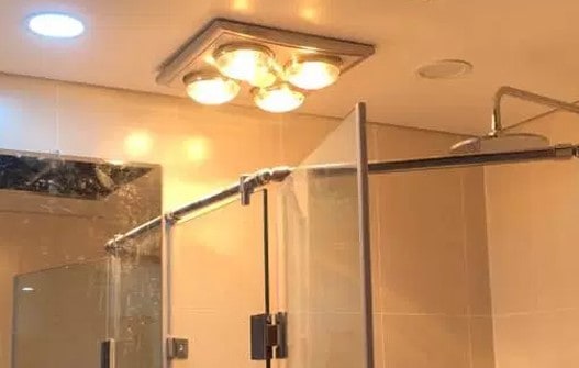 cách lắp đèn sưởi nhà tắm