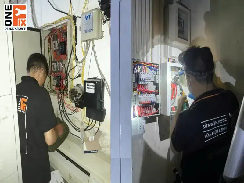 Dịch vụ thi công, lắp tủ điện uy tín tại HCM 10 Với sự chuyên nghiệp, uy tín và kinh nghiệm dày dặn, 1FIX cam kết mang đến giải pháp lắp tủ điện an toàn – tiết kiệm – lâu dài