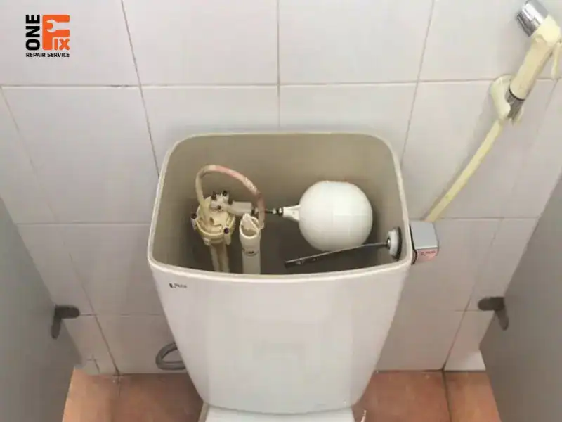 Bồn cầu bị chảy nước liên tục: Nguyên nhân & Hướng dẫn sửa chữa 6 Kiểm tra và điều chỉnh phao nước