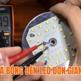 cách sửa bóng đèn led