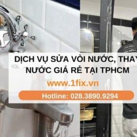 dịch vụ sửa vòi nước thay vòi nước