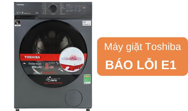 mã lỗi về vấn đề xả nước trên máy giặt toshiba