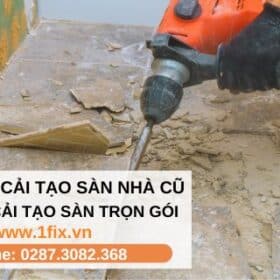 cải tạo sàn nhà cũ