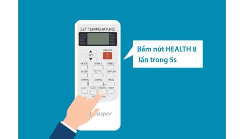 cách điều khiển điều hòa casper bằng điện thoại