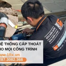 thi công hệ thống cấp thoát nước