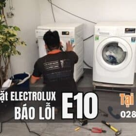 lỗi e10 máy giặt electrolux